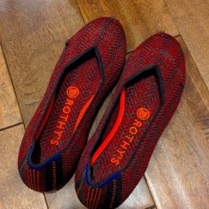 Rothy Bordeaux Herringbone Sz 5.5